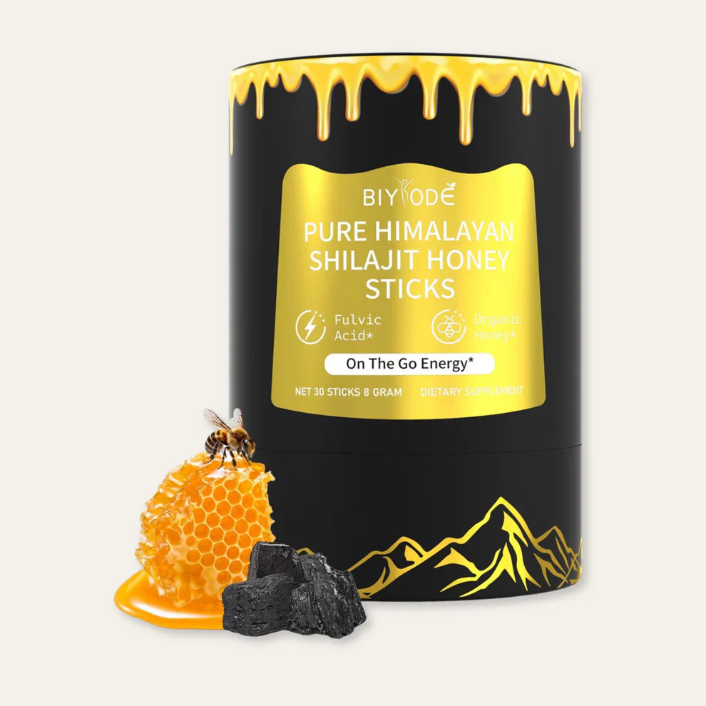 Portable Shilajit Honey Sticks for Energy, Stamina & Immunity