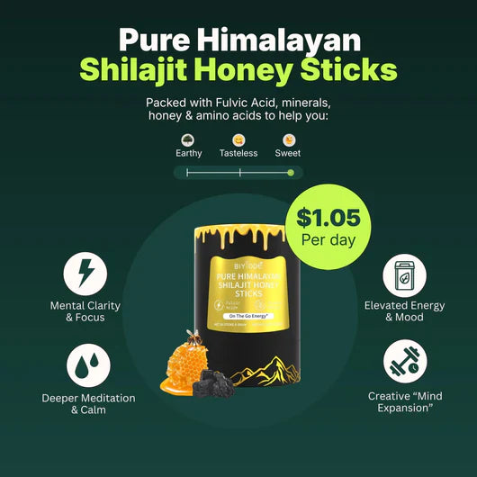 The Longevity Switch: Why Aging Is a Mitochondrial Issue (Shilajit Honey Sticks Edition)