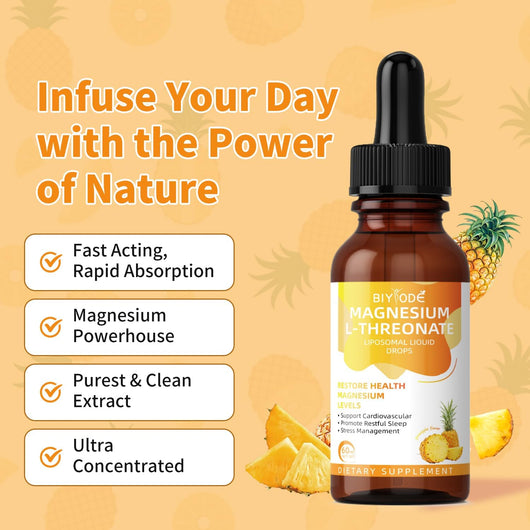 Magnesium L‑Threonate Drops Daily Use Supplement