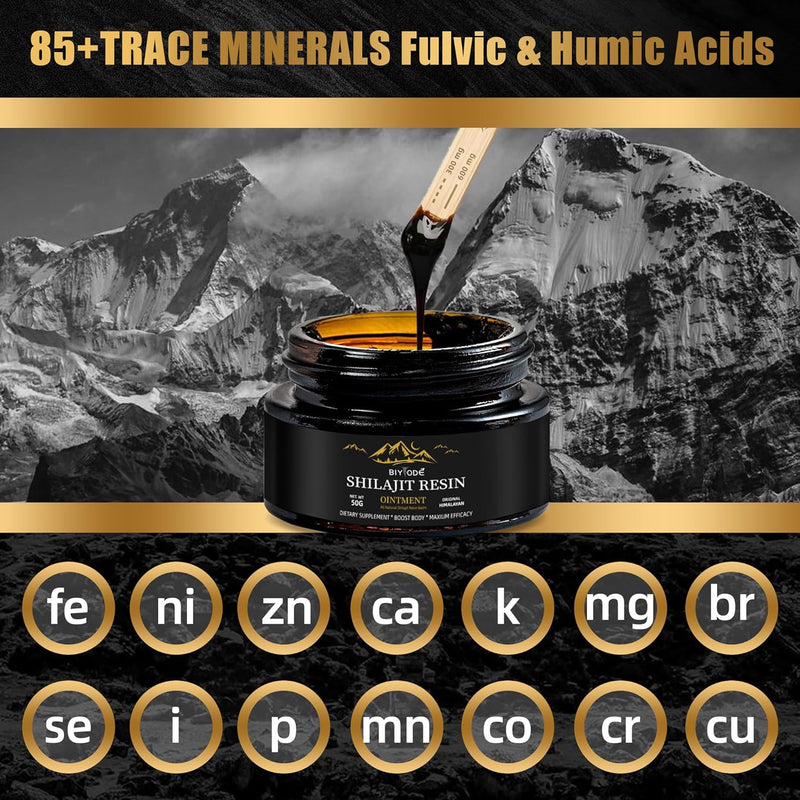 Traditional Shilajit Resin Wellness Supplement