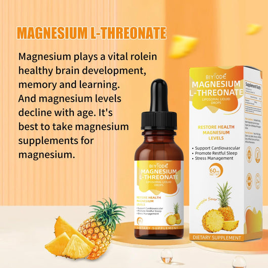 Premium Liquid Magnesium Supplement Close View