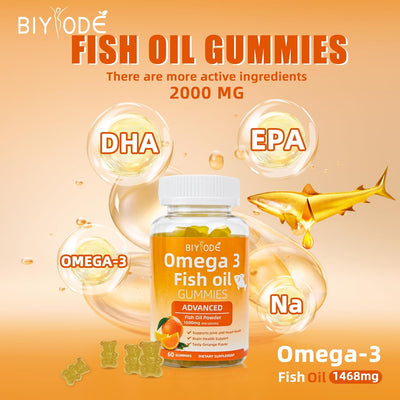 Buy Omega‑3 Fish Oil Gummies Online Biyode