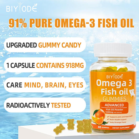 Premium Omega‑3 Fish Oil Gummy Supplement